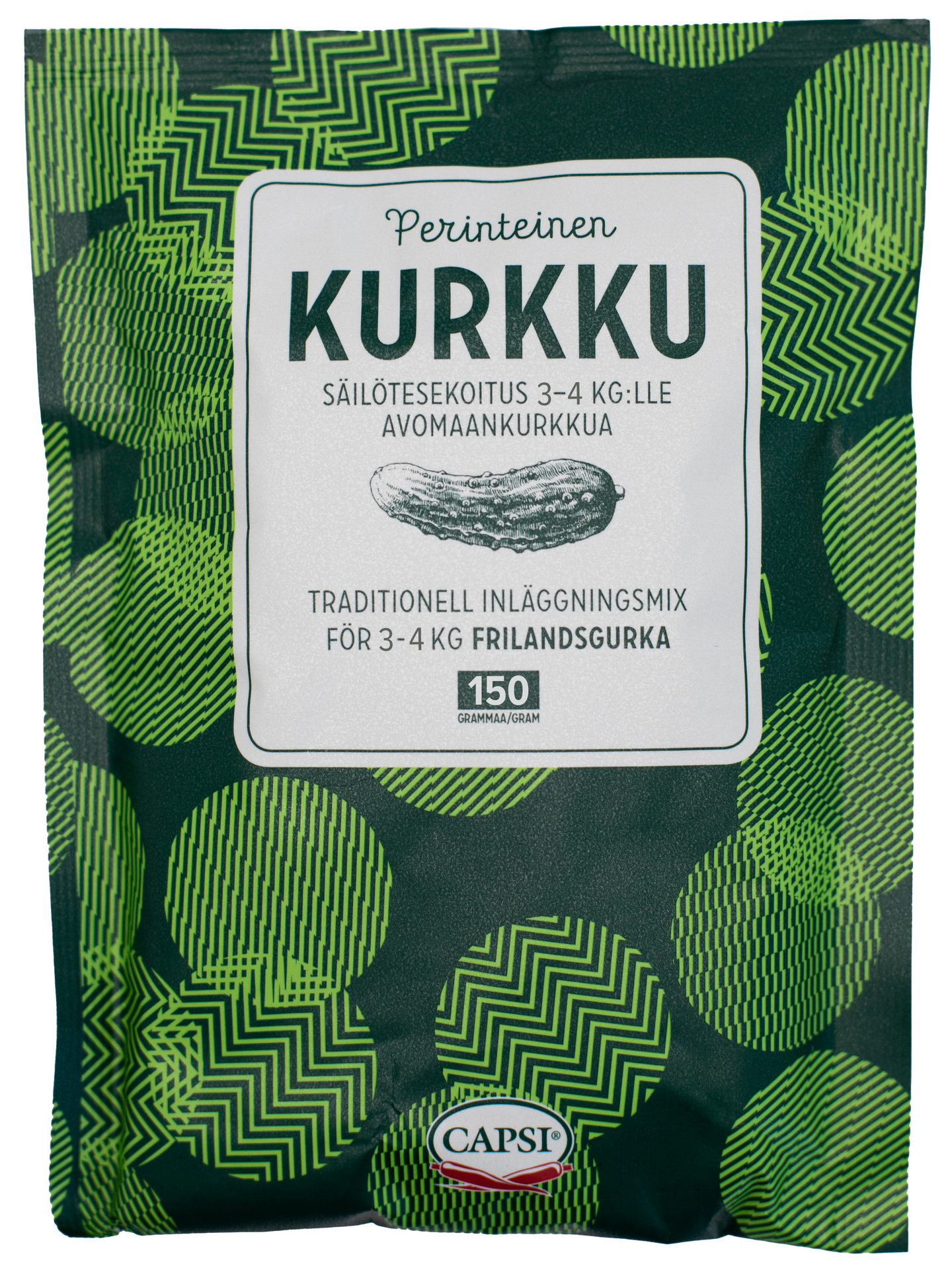 Capsi säilöte kurkuille 150g