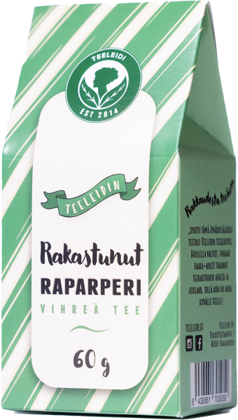 Teeleidi Rakastunut raparperi vihreä tee 60g