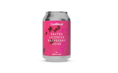 CoolHead Salted Licorice Raspberry Sour 5% 0,33l - kuva