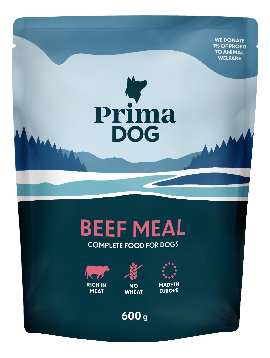 PrimaDog Liha-annosateria 600g