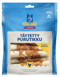 Hau-Hau Champion herkkuluut täytetty purutikku 400g 13cm