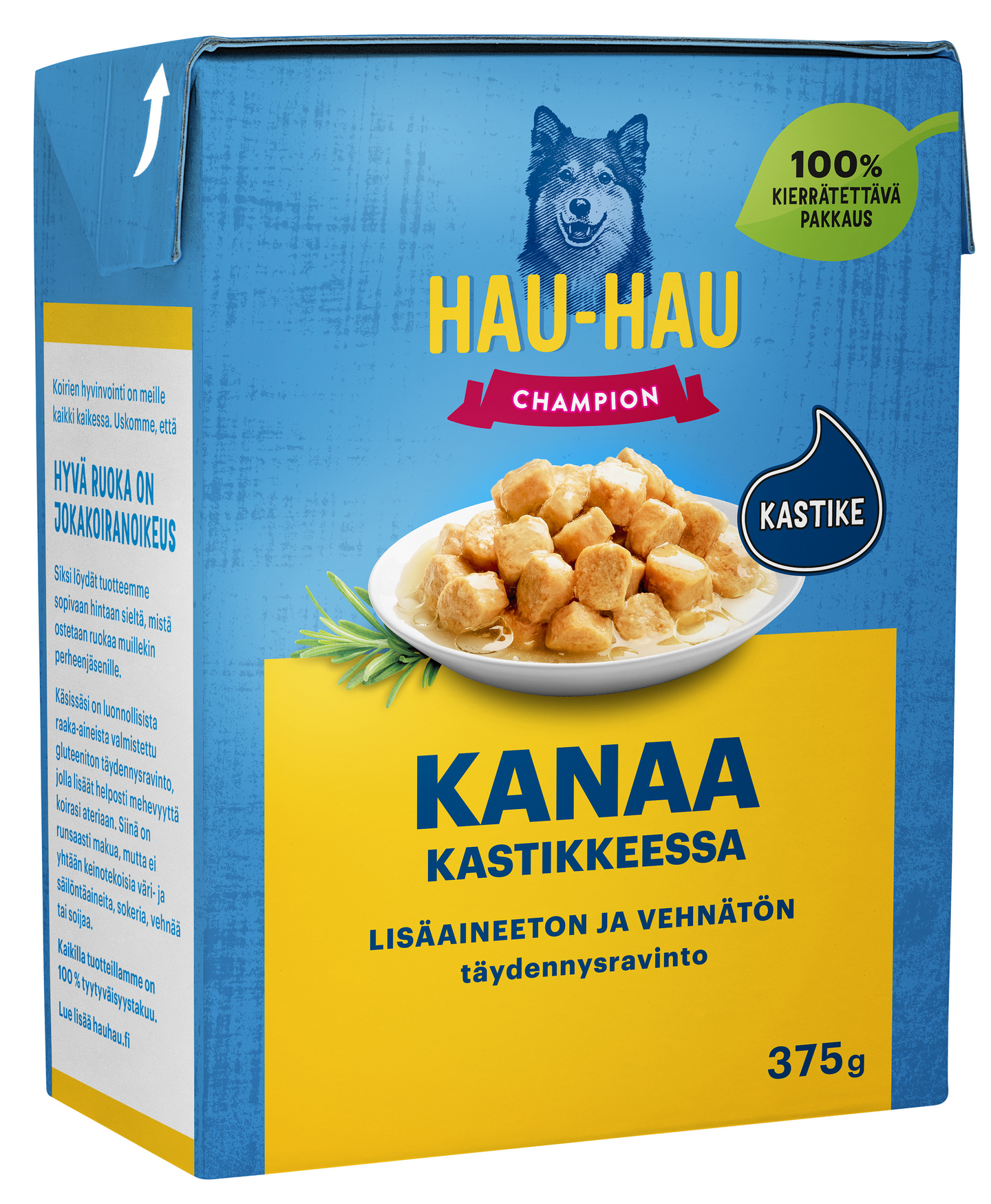 Hau-Hau Champion kanapalat kastikkeessa 375g | K-Ruoka Verkkokauppa