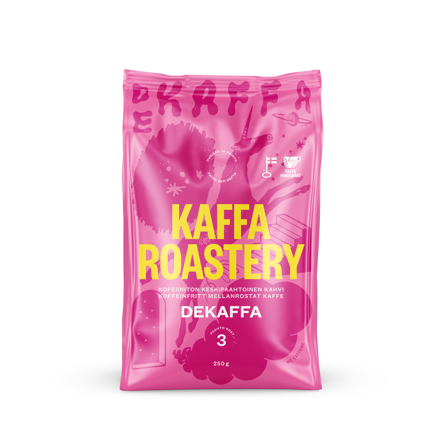 Kaffa Roastery Dekaffa 250g kofeiiniton suodatinjauhettu kahvi