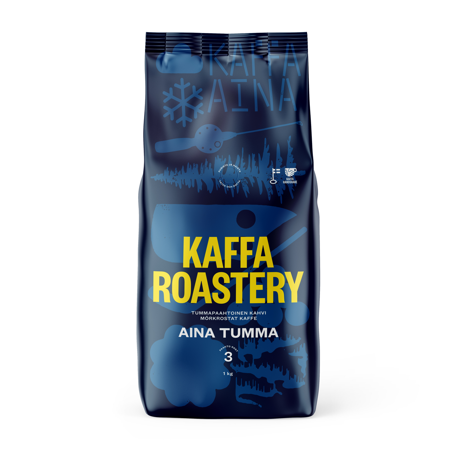 Kaffa Roastery Aina Tumma kahvipavut 1000g