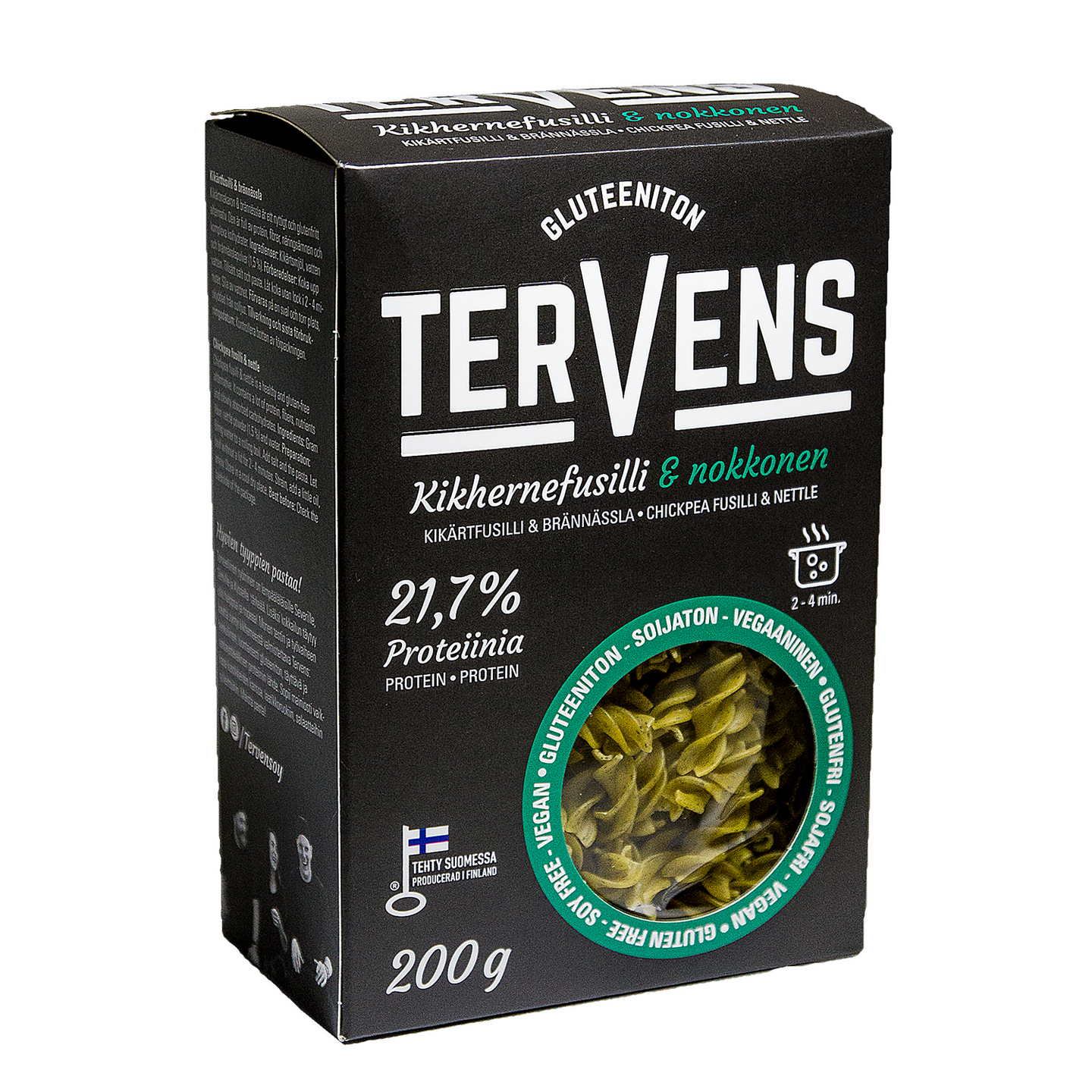 Tervens Kikhernefusilli & nokkonen 200 g