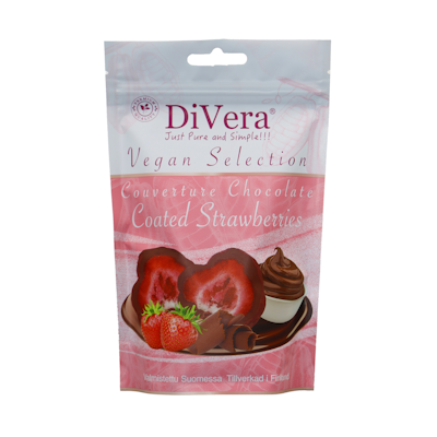 DiVera Suklaamansikat 60g vegaaninen