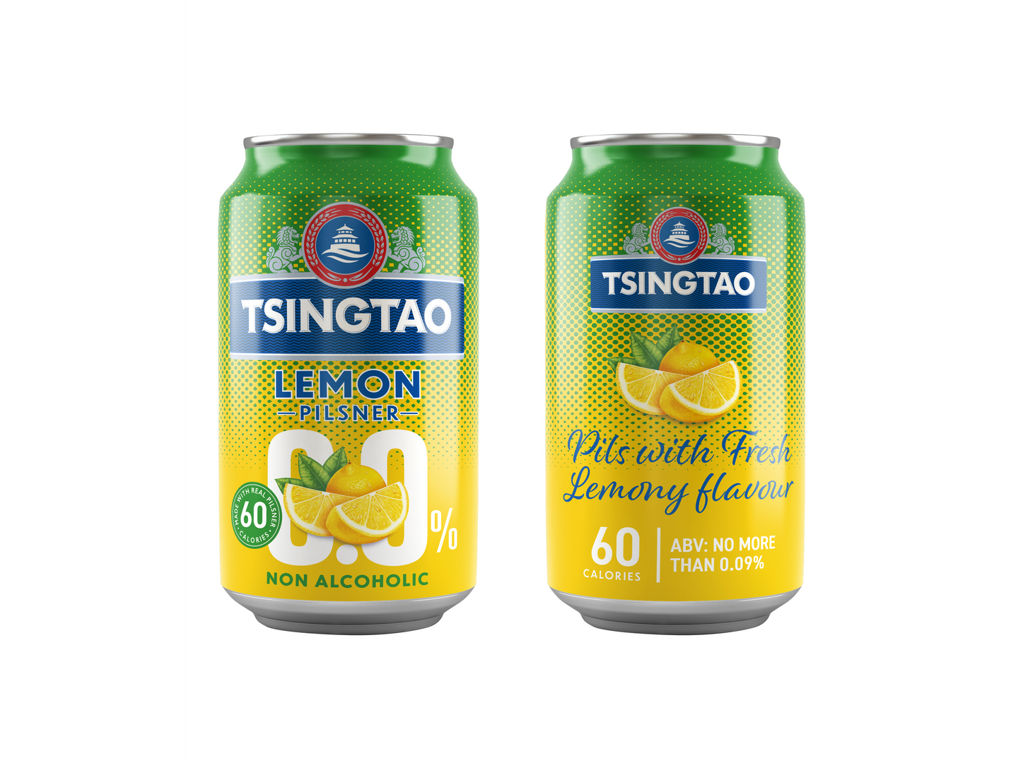 Tsingtao Lemon pilsner olut 0% 0,33l