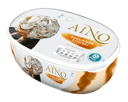 Aino jäätelö 0,9L Suolainen Kinuski