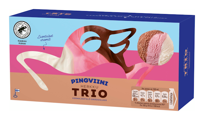 Pingviini jäätelö 1l herkkutrio