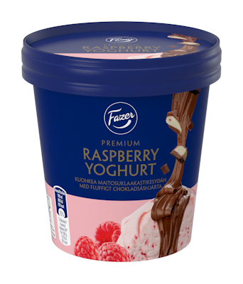 Fazer Premium Raspberry-Yoghurt 425ml