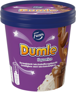 Fazer Dumle Liquorice kermajäätel ö425ml