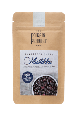 Poikain Parhaat Pakastekuivattu mustikka 15g