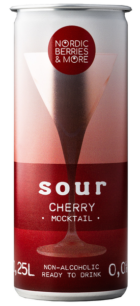 Nordic Berries & More Cherry Sour Mocktail 0,0% 0,25l