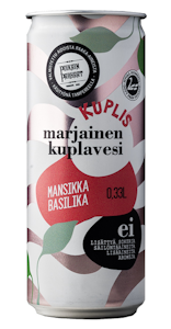 Poikain Parhaat Kuplis mansikka-basilika marjainen kuplavesi 0,33l