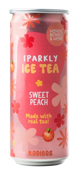 Nordic Berries & More Sparkly Ice Tea Sweet Peach 0,33l