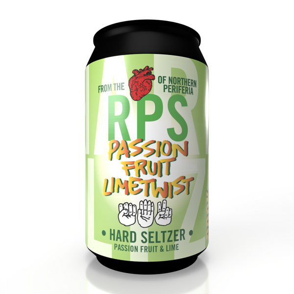 RPS Passion fruit Limetwist Hard Seltzer 5% 0,33l
