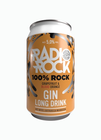 RPS Radio Rock Gin Long Drink Grapefruit-Blood Orange 5,0% 0,33l