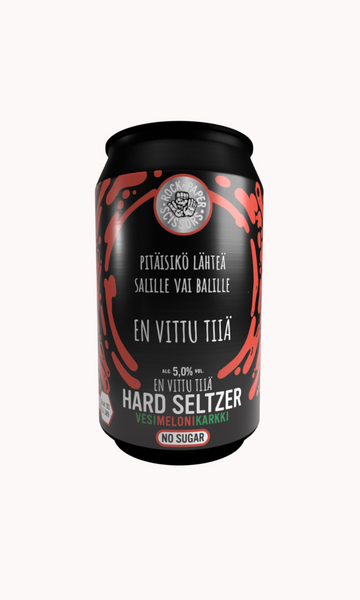 RPS En Vittu Tiiä Hard Seltzer vesimelonikarkki 5,0% 0,33l