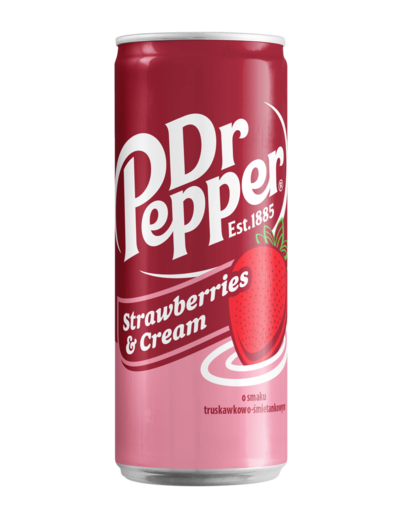 Dr Pepper Strawberries Cream 330ml