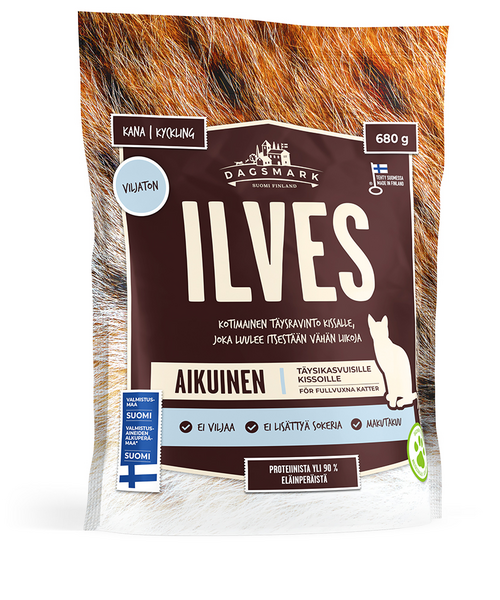 Dagsmark Ilves viljaton kissan kuivaruoka 680g | K-Ruoka Verkkokauppa