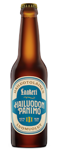 Hailuodon panimo Laakeri olut 4,3% 0,33l luomu