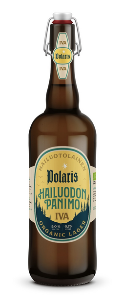 Hailuoto Polaris Lager olut 5% 0,75l luomu