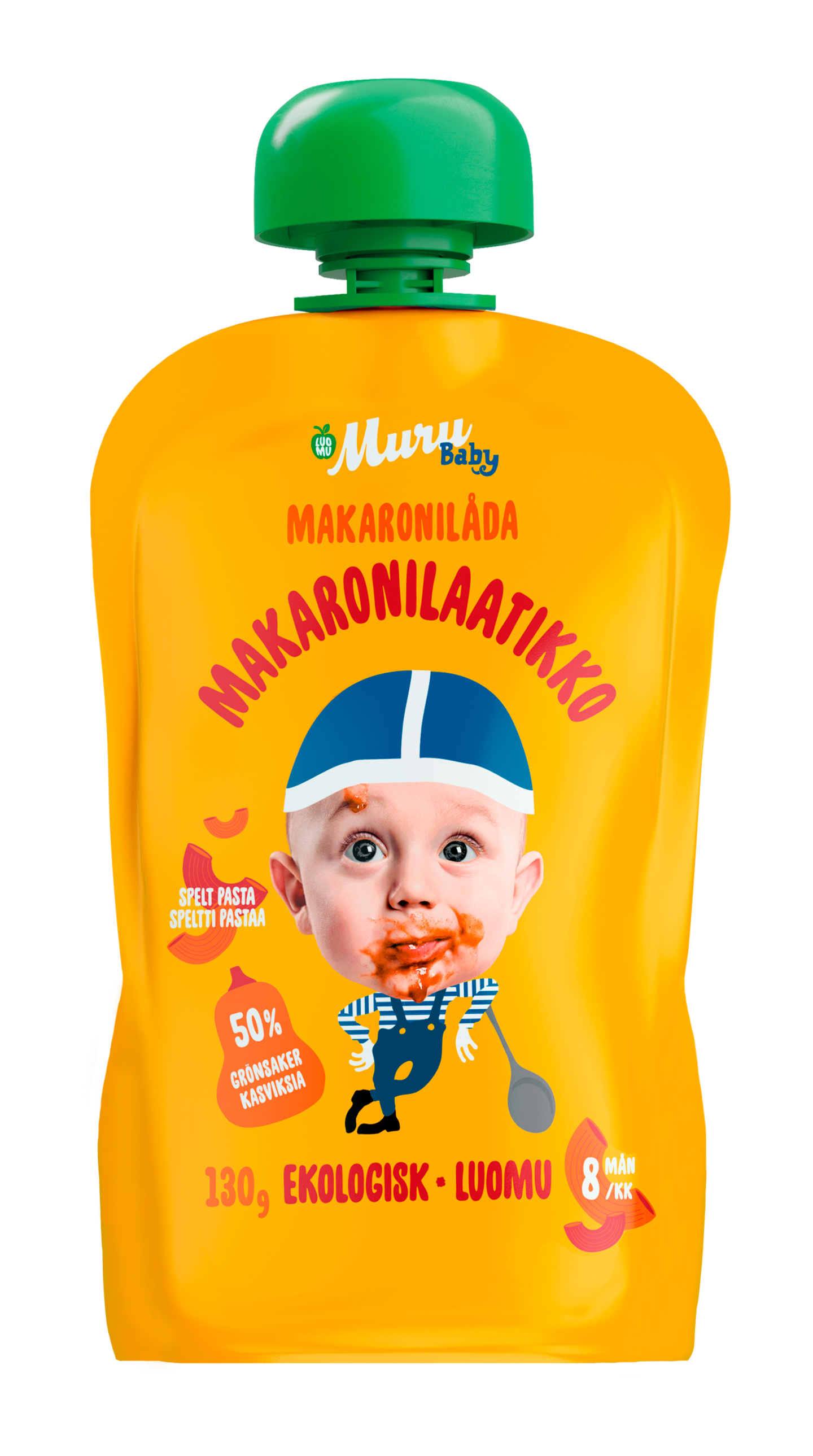 Muru Baby makaronilaatikko 130g 8 kk luomu