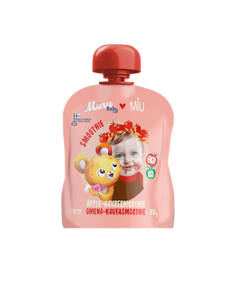 Muru Baby Omena-kaurasmoothie alkaen 4kk 90g luomu