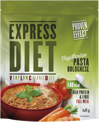 Express Diet 48 g kasvis Bolognese pasta-ateria-aines.