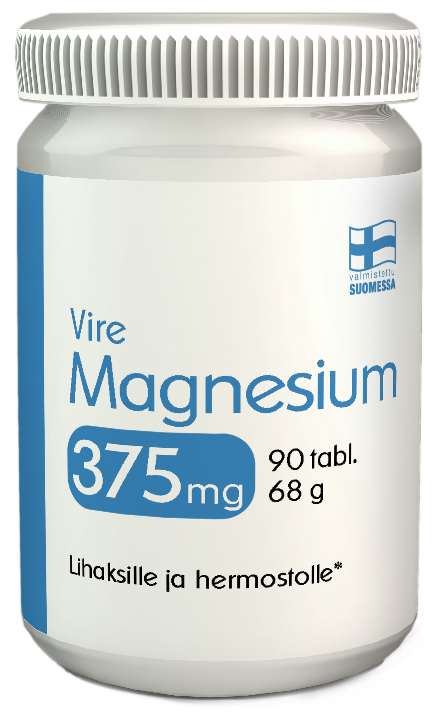 Vire Magnesium 375mg 90 tablettia 68g