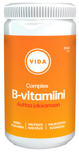 Vida Complex B-vitamiini 90 tablettia 79g B-vitamiinivalmiste