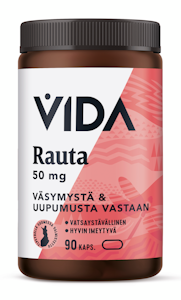 Vida Rauta 50mg 90tablettia 39g  pitkävaikutteinen ravintolisävalimiste