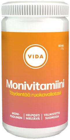Vida Monivitamiini 120 tablettia  112g  Ravintolisävalmiste