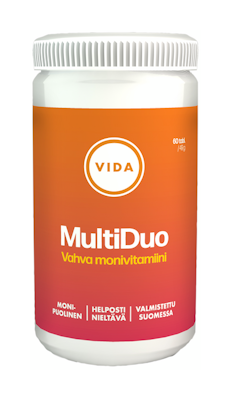 Vida Multiduo 60 tablettia 49g  ravintolisävalmiste vahva monivitamiini