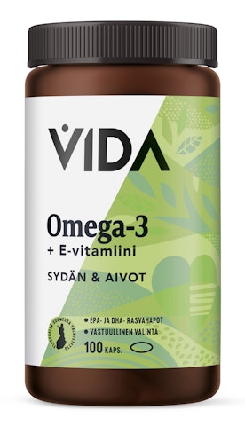 Vida Omega-3 100 kapselia  90g  ravintolisävalmiste