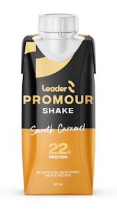 Leader Promour Protein Shake Smooth Caramel maitoproteiinijuoma 250 ml