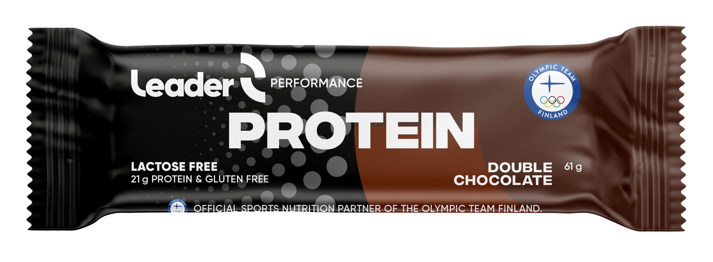 Leader Performance Protein Double Chocolate proteiinipatukka 61g