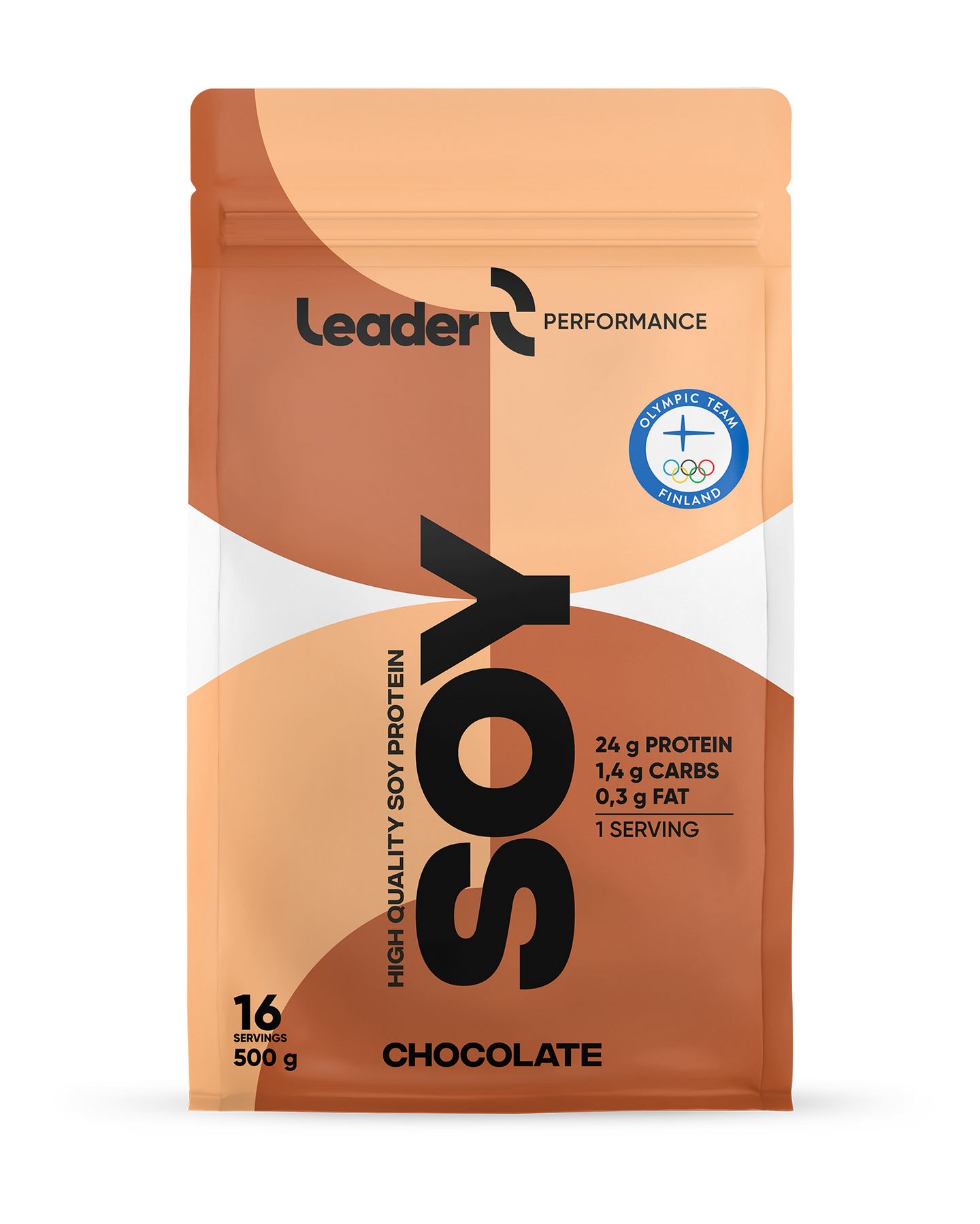 Leader Performance Soy soijaproteiinijauhe suklaanmakuinen 500 g