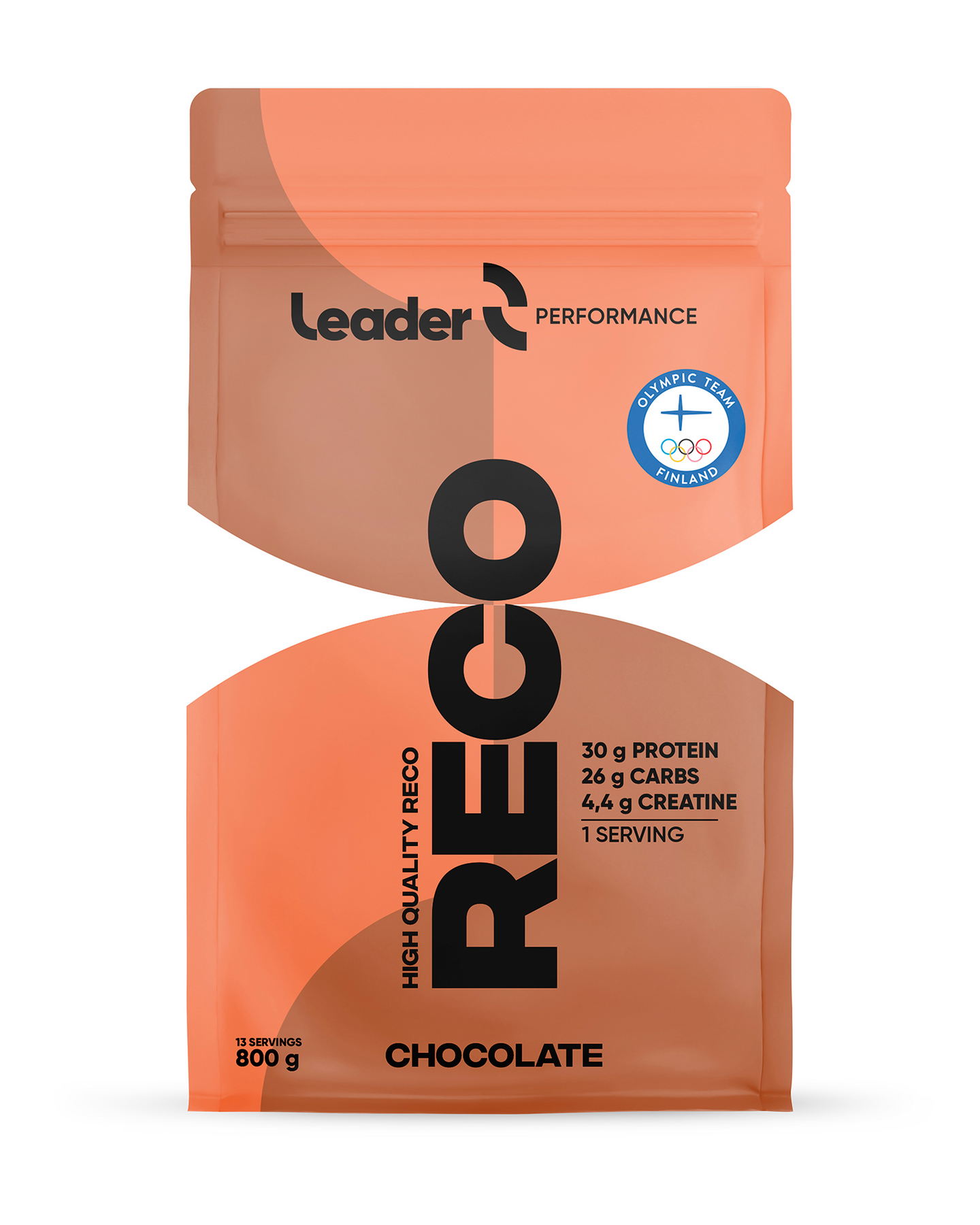 Leader Performance Reco proteiini-hiilihydraattijauhe suklaanmakuinen 800 g