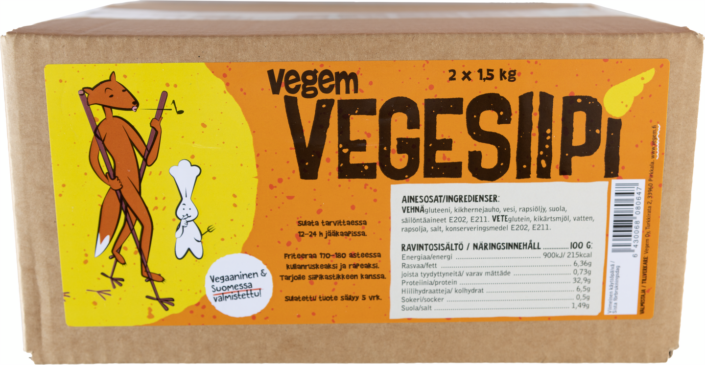 Vegem vegaaninen siipi 2x1,5kg pakaste