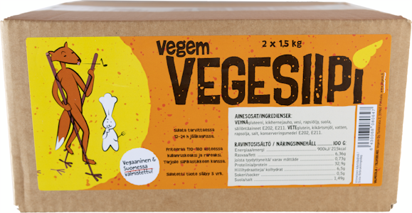 Vegem vegaaninen siipi 2x1,5kg pakaste