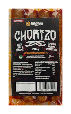 Vegem Chorizo makkara 240g
