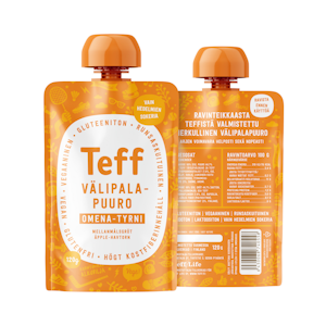 Teff Life omena-tyrni välipalapuuro 120g