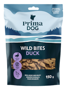 PrimaDog Wild Bites pehmeä 150g ankka