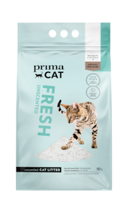 PrimaCat Fresh Unscented kissanhiekka 10l valkoinen