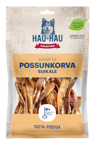 Hau Hau Champion Kuivattu possunkorvasuikale 120g