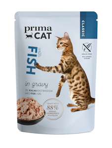 PrimaCat Classic kalaa kastikkeessa 85g