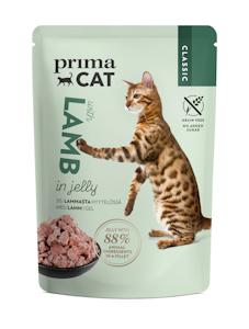 PrimaCat Classic Lammasta hyytelössä 85g