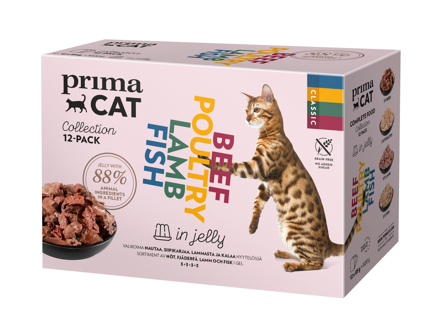 PrimaCat Classic Hyytelölajitelma 12x85g