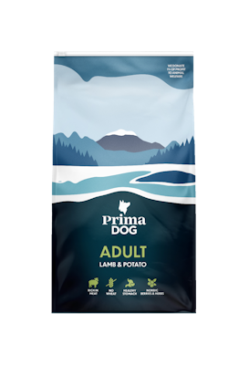 PrimaDog kaikille aikuisille koirille 10kg lammas peruna